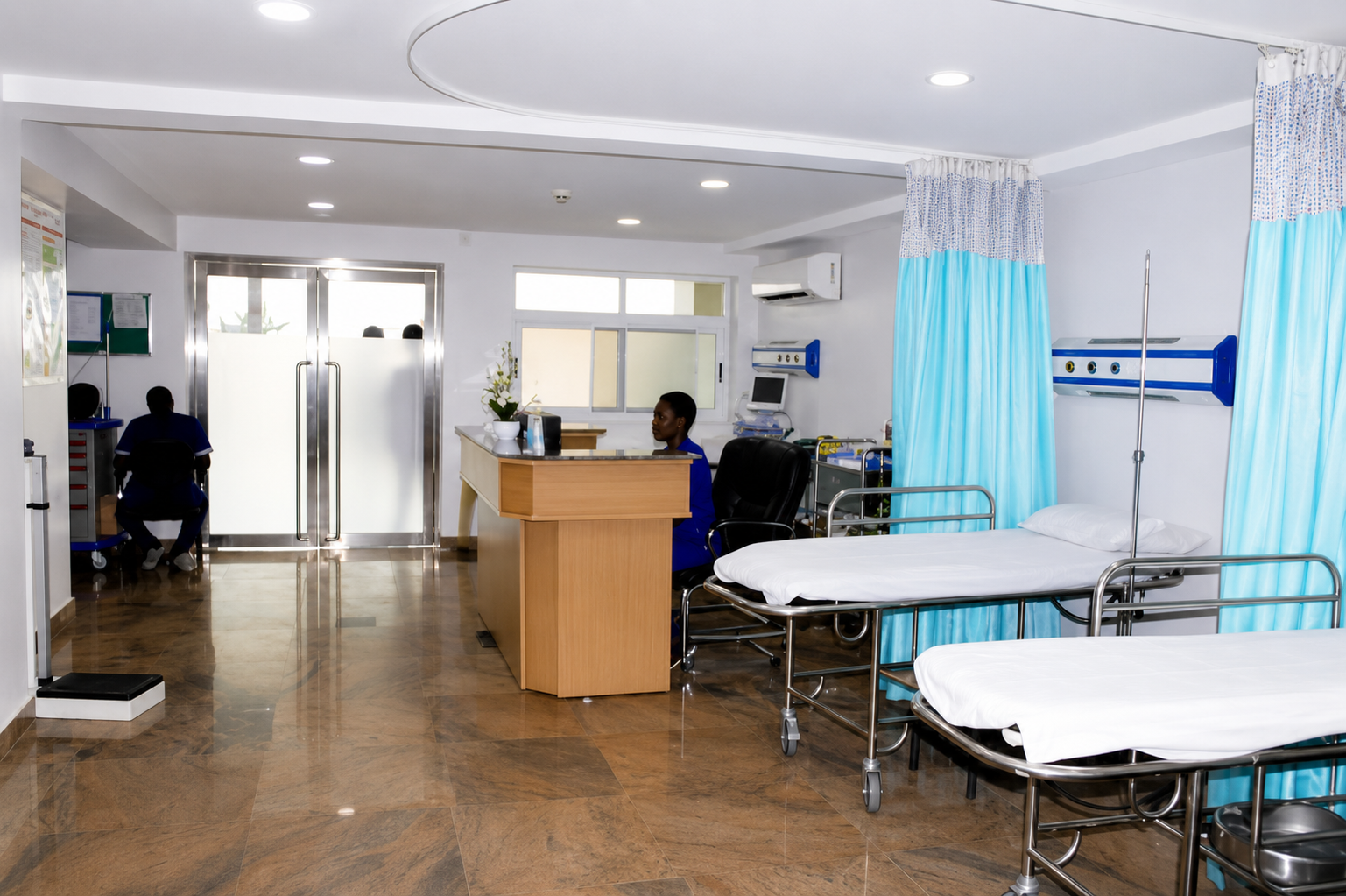 Nisa Premier Hospital emergency clinical care area