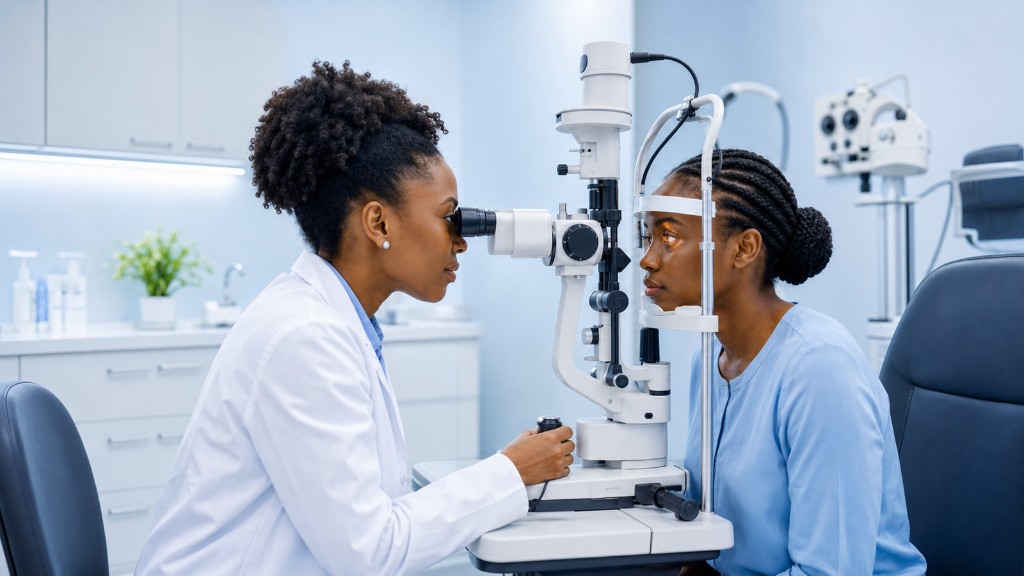 Eye examination at Nisa Premier Hospital