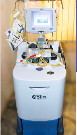 Optia Spectra stem cell apheresis system at Nisa